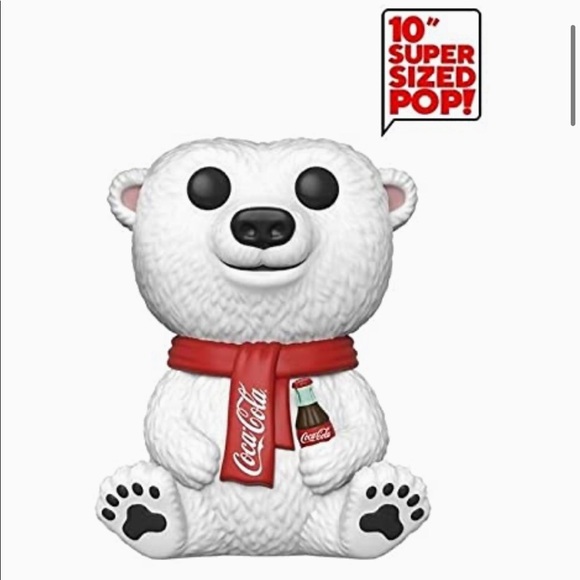 Funko Coca Cola Polar Bear Super Sized 10" POP! Vinyl Figure Limited Edition - Picture 13 of 13